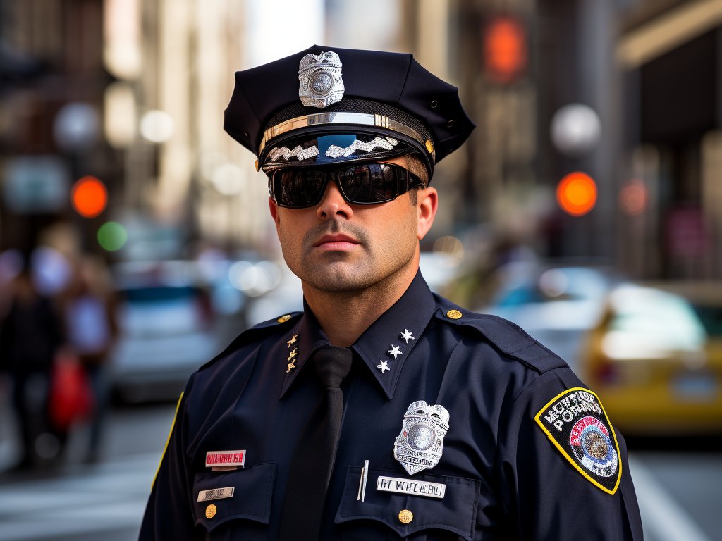 traffic cop in Manhattan